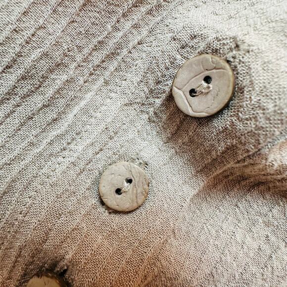 SOFT SURROUNDINGS Wide Leg Pants Womens Oceo Gauze Size Medium Taupe Tan NWT - Picture 8 of 14